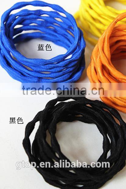 Wholesale rubber elastic hair circle cheap good quality R-0024