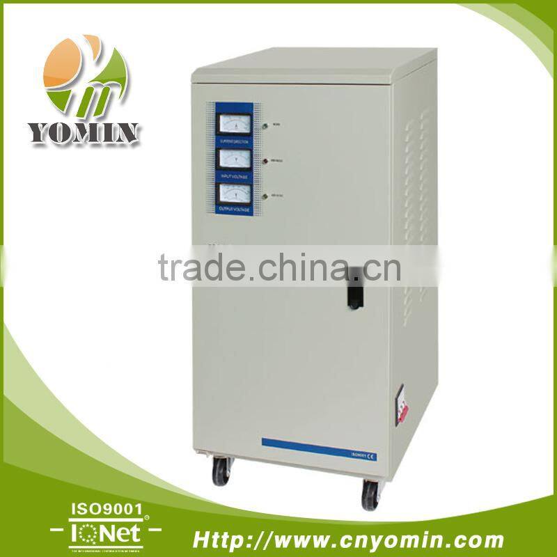 Manufacturer YMTSVC-60 Three Phase Servo Motor Stabilizer , Automatic Voltage Stabilizer 60KVA