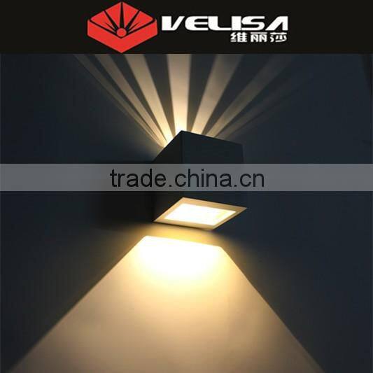 Alibaba express china 2x3w outdoor & exterior wall led light /wall light led/wall pack /wall cube outdoor manufacturers china