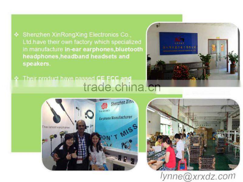 OEM Dynamic Drivers headphones with 10mm Driver Unit for Laptop Computer or Android Mobile Phone