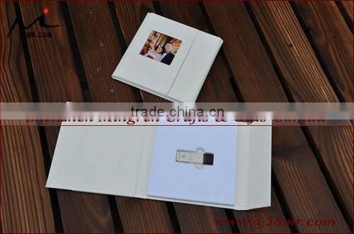 Wedding Leather Fabric Linen DVD USB Credit Card Packaging Box