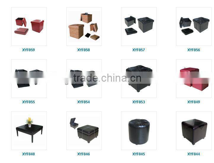 Storage ottoman with tray