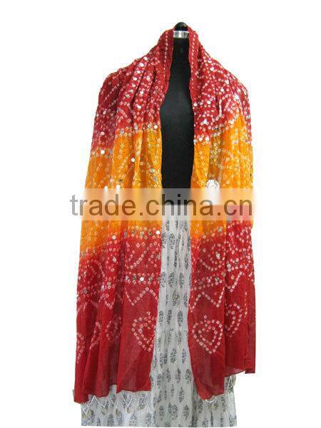 tie dye fashion stole dupatta stole