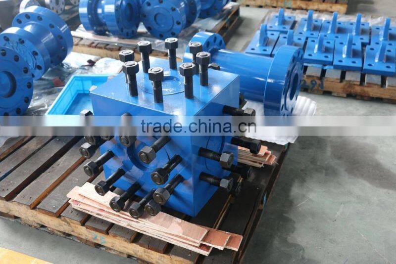 API 6A Forged Square Studded Tees and Crosses for Wellhead Parts