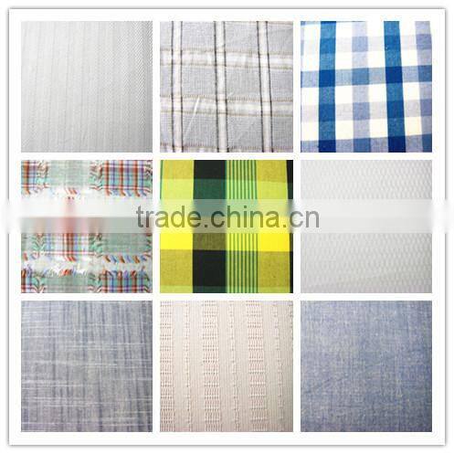 New fashion plaid cotton shirt fabric
