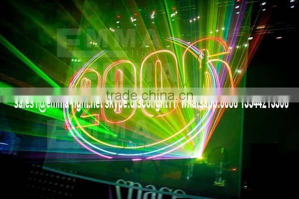 5w 10w RGB laser system with a professional ILDA interface +LCD touch screen laser machine