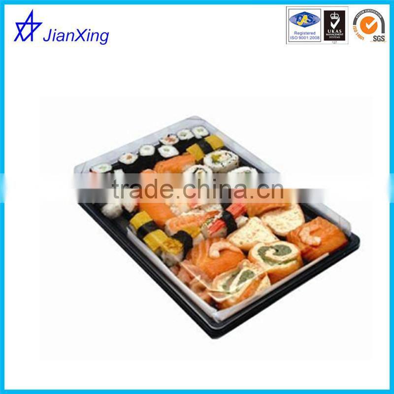 Low price disposable plastic take away bento box for lunch meal