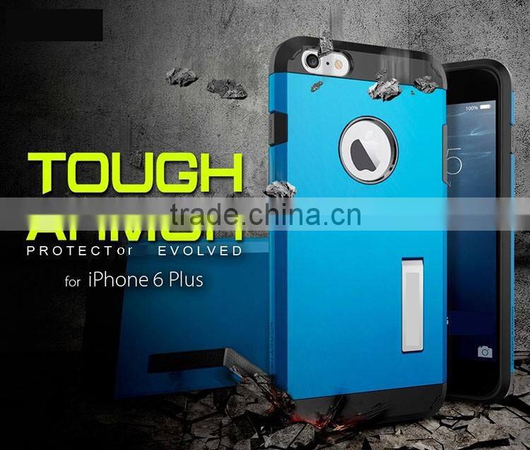 2016 new products for iphone 6 6s 2 in 1 armor tpu+pc back cover phone case
