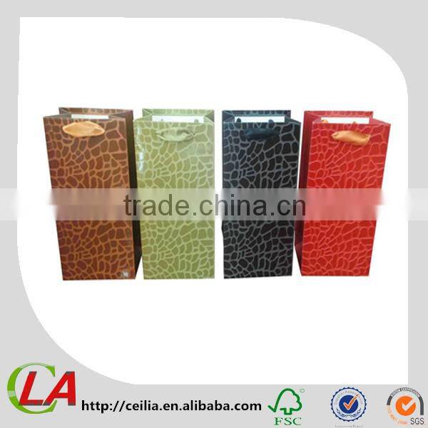 Stock Available wine paper bag