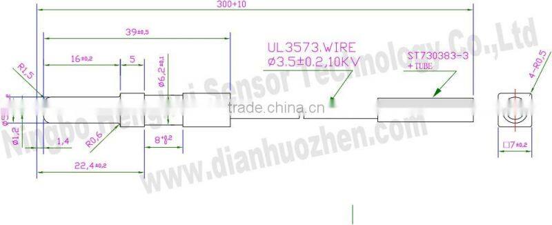 Henghui top sell Electric Spark Plug Ceramic Gas Ignition Electrode