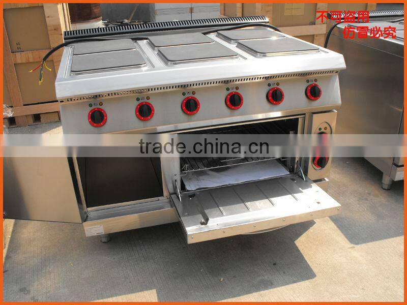 Electric 4-plate cooker with cabinet