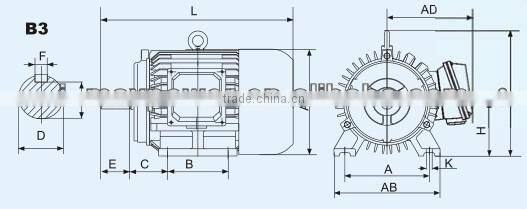 ac dynamo motor / electric motor dynamo