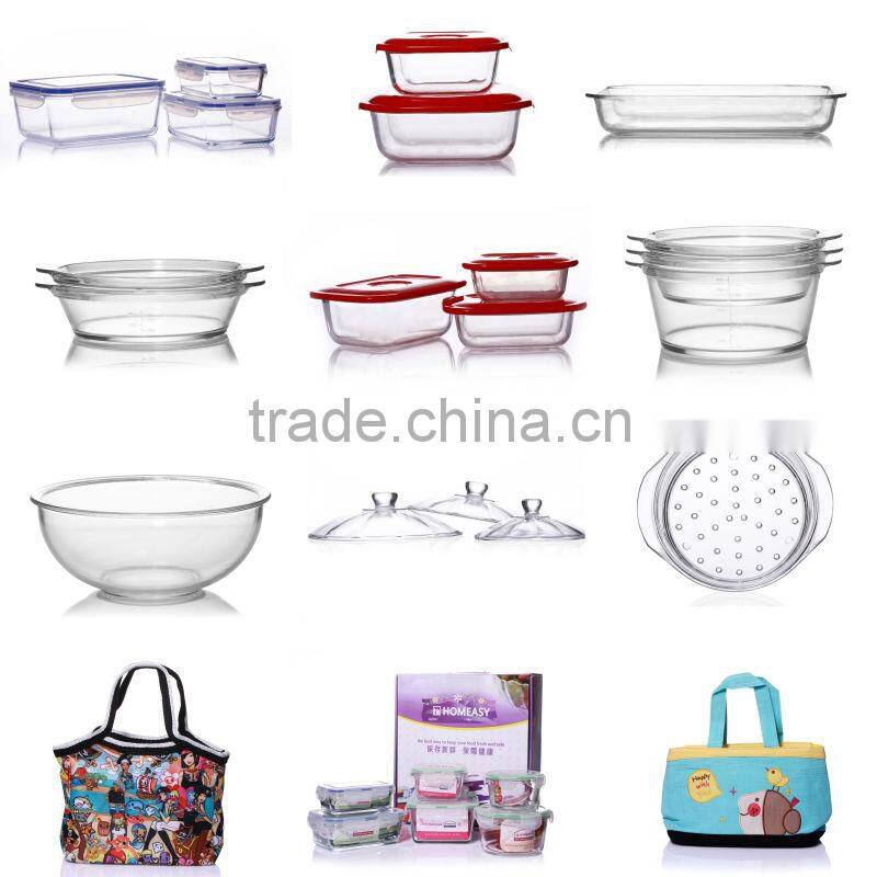 wholesale glass cake pan oven microwave and dishwasher safe hot sale in alibaba