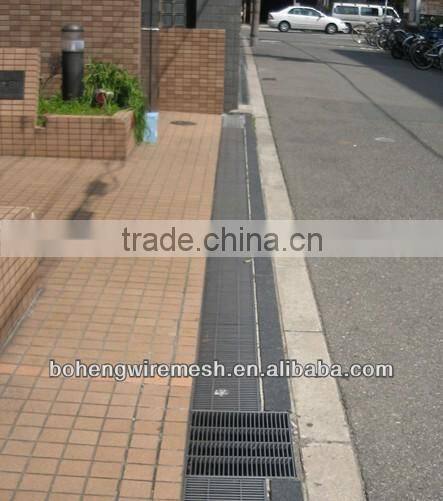Drainage steel grating cover drainage ditch