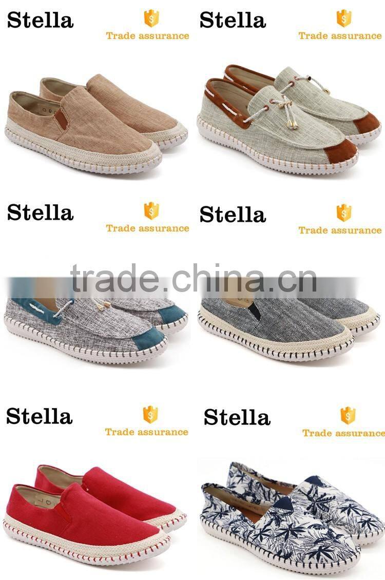 colorful peacock stitching casual rubber leather moccasin