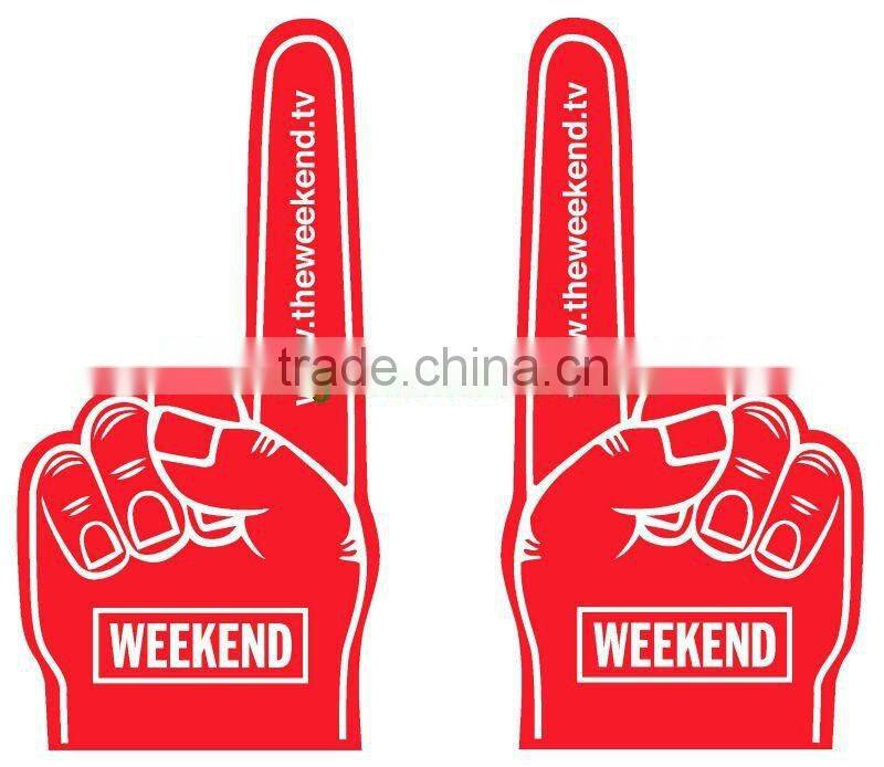 2013 new style and various colours cheering foam hand