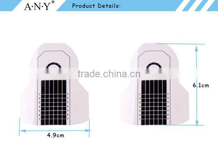 Nail Art Flat Extension Nails Building 8 Lines Paper Acrylic Liquid Form For Nail