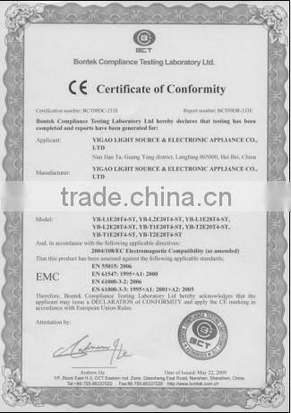 T8 plastic case electronic ballast