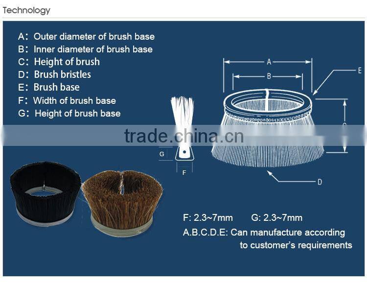 Industrial Nylon Bristle Road Roller Brush Sweeper Brushes Road