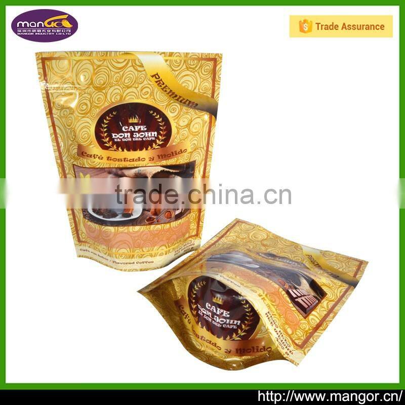 Custom made promotional cheap small slide zip lock plastic pouch bag