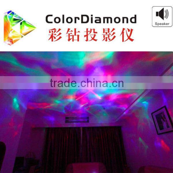 Diamond shapes Aurora Projector Ocean Daren Waves Healing Aurora Marine Projector LED Laser Show Lamp Night Light