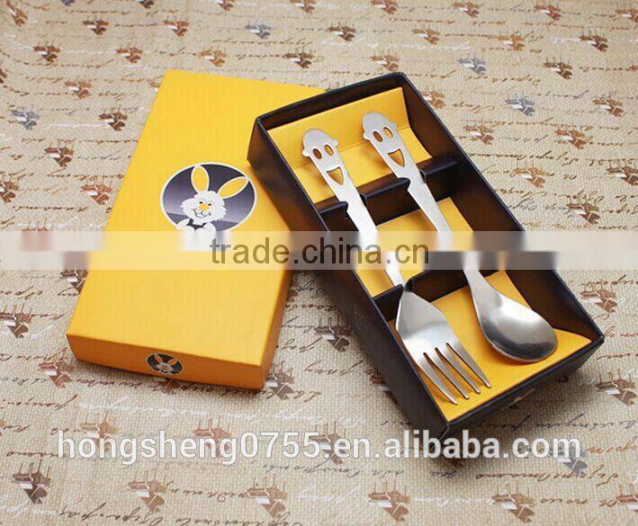 Stainless Steel Cutlery with package for student/Cutlery for promotional gift