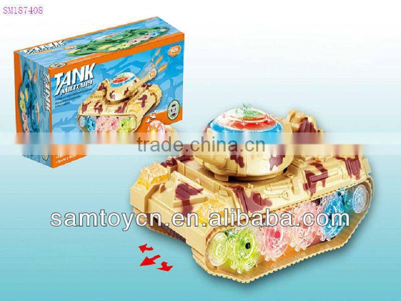B/O Universal Toy Army Tank With Light & Music