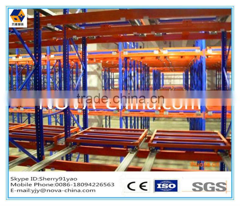 Warehouse racking for Push Back Racking System
