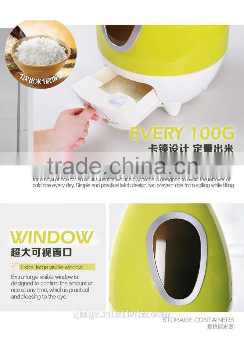 2015 newest patent designed container box rice storage bins