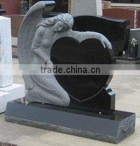 Absolute black granite monument