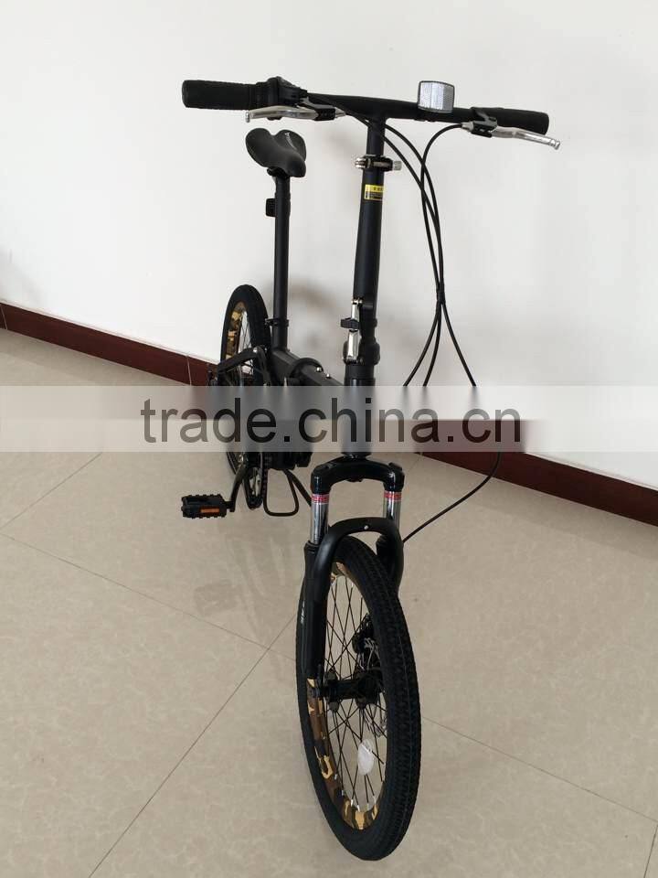 High Quality Promotional 20" Tyre Alloy Frame Folding Bicycle for sale