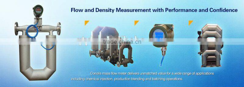 Oil project mass flow meter