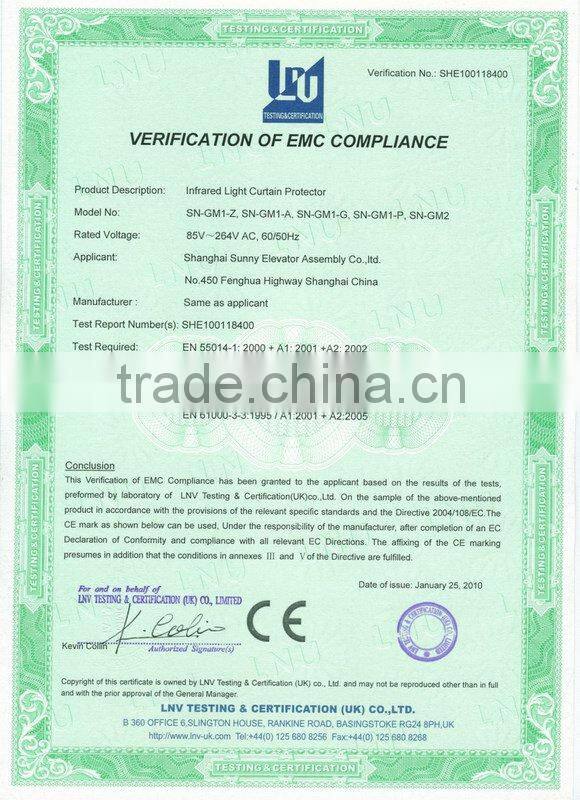 CC,CE certificate excellent material shanghai manufacturer photocell sensor