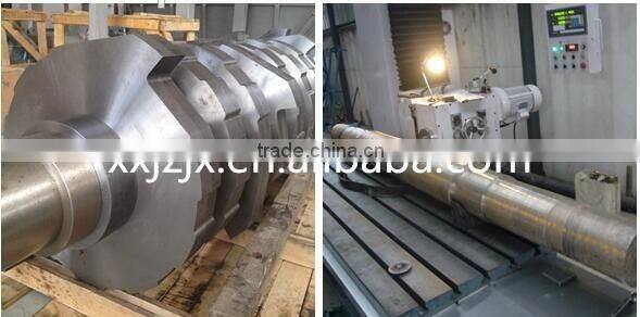 Waste tire recycling machine for rubber scrap