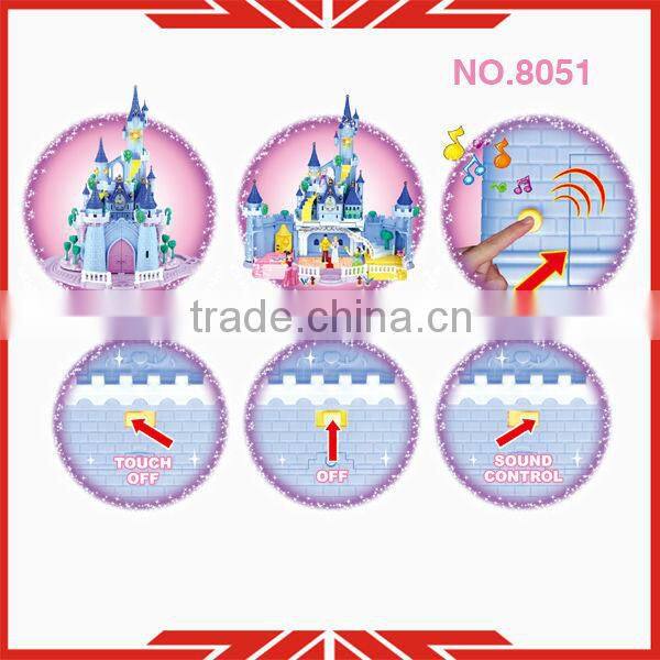 children play set toy 8051 with doorbell,light and pendant lamp