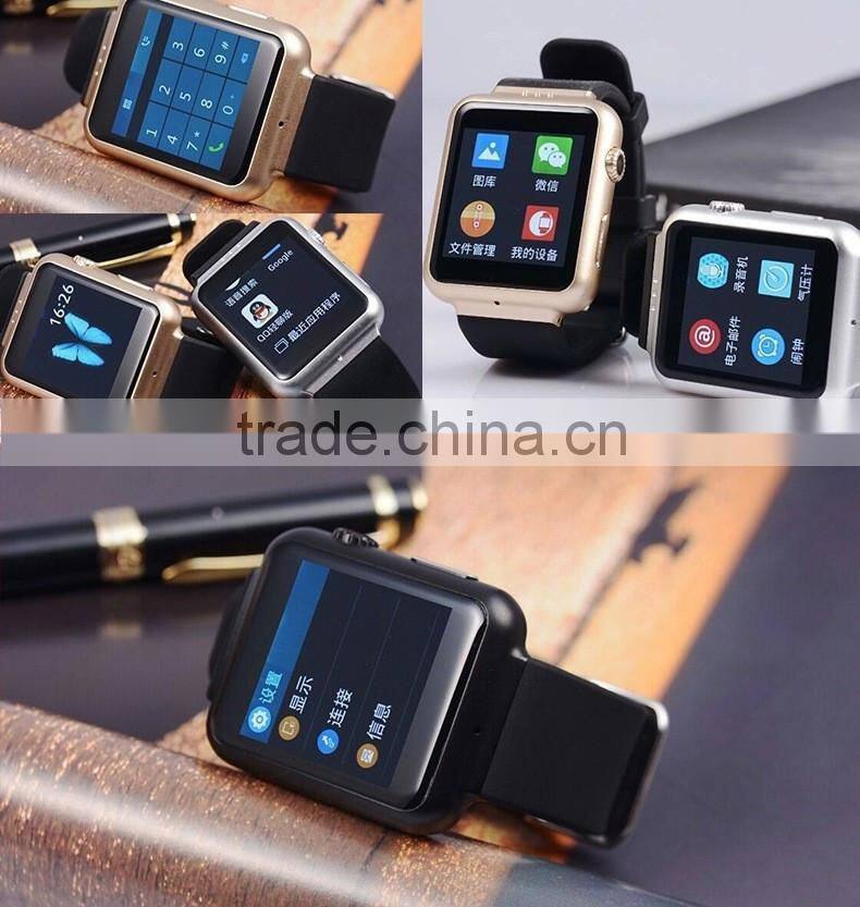New design k8 smart watch 2015 bluetooth android 4.4 with SMS , FM , gps , gprs , wifi , camera With 1.54 inch Screen mt6572 3G