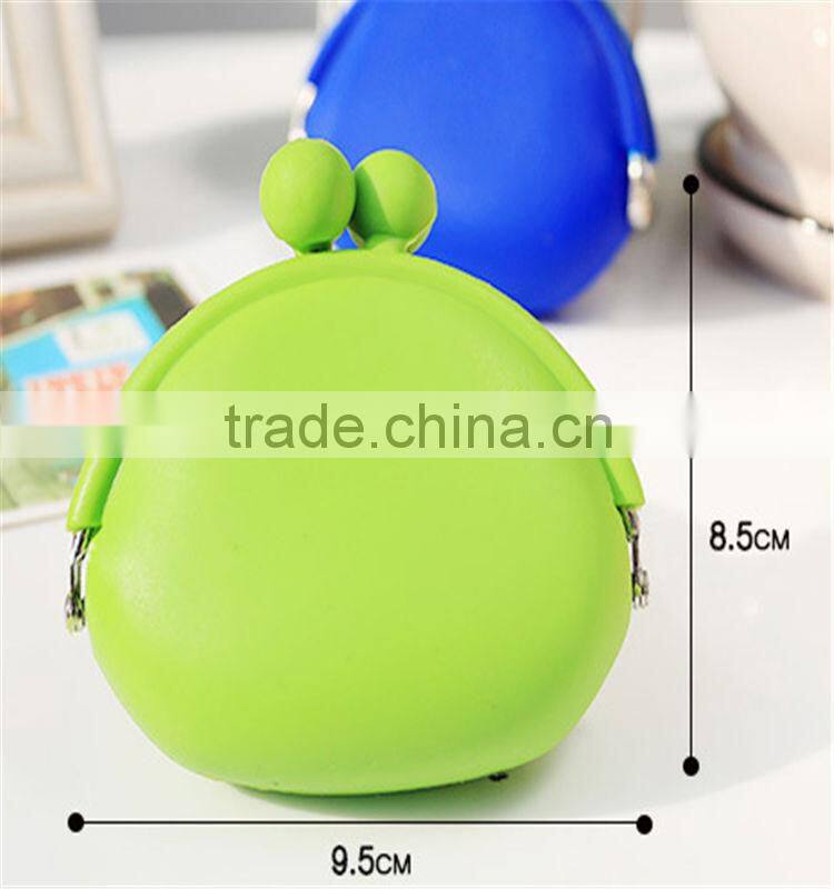 Button Silicone Cosmetic Pouch/Custom Silicone Key Pouch
