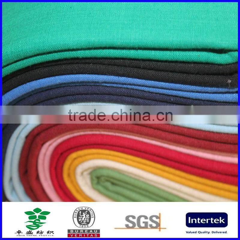 woven plain dyed solid color wholesale cotton fabric