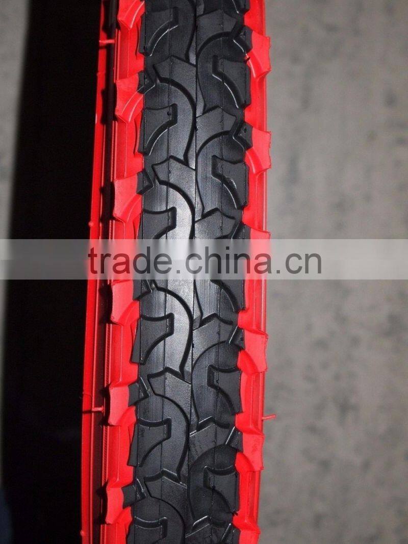 colored bicycle tyre/MTB mountain and road bikes/22"--28"