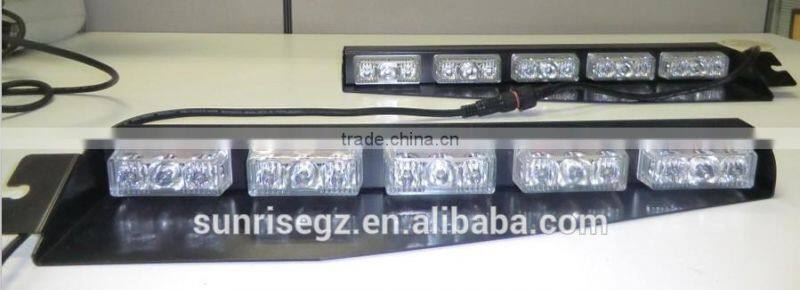 CAR WINDSHIELD LED STROBE FLASHING LIGHT,VISOR LED FLASH STROBE LIGHT (SR-LS-161T), 1W TOP BRIGHT TIR LED