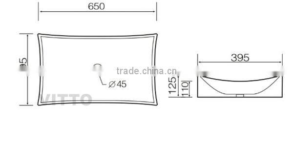 popular ceramic lavabo