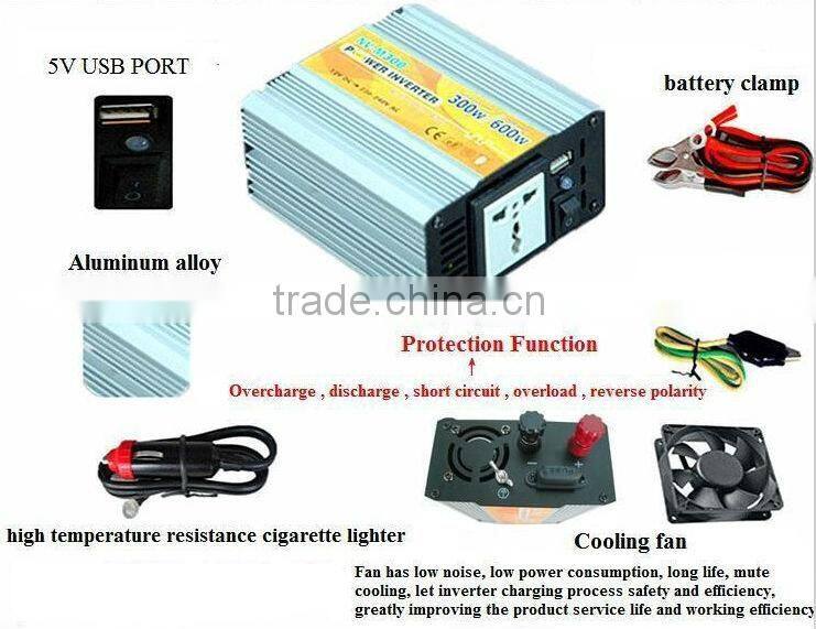 DC AC inverter 24V 110V Pure Sine Wave solar inverter with mppt charge controller