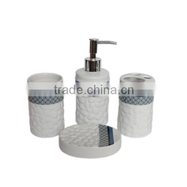 Ceramic bathroom set bathroom accessory set