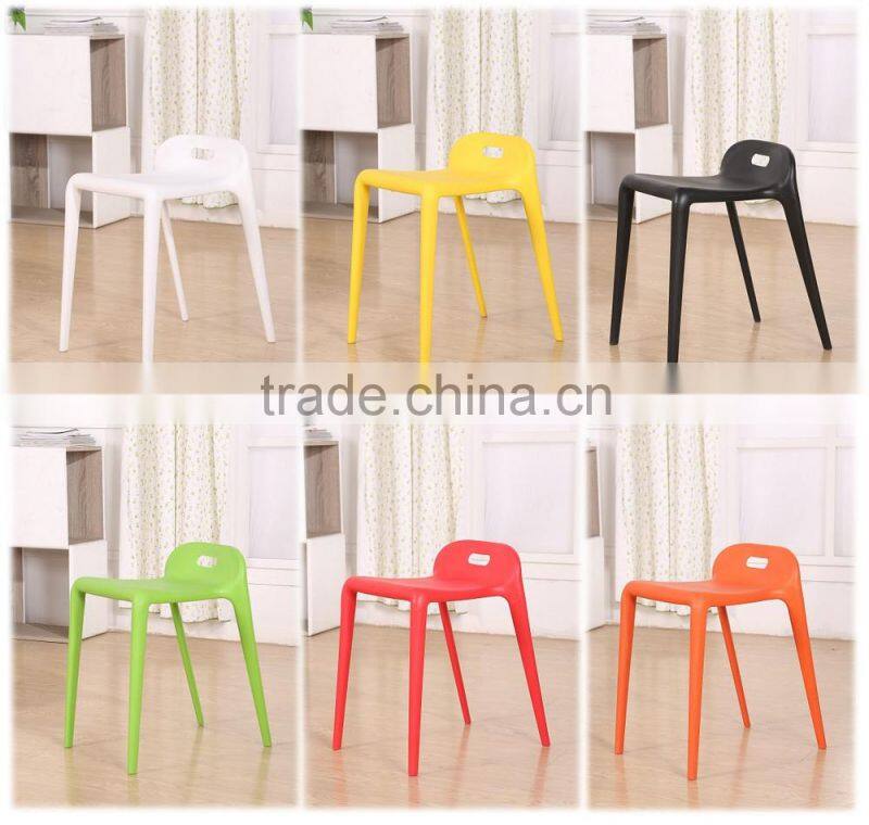Small sapce cheap stackable chair plastic chair