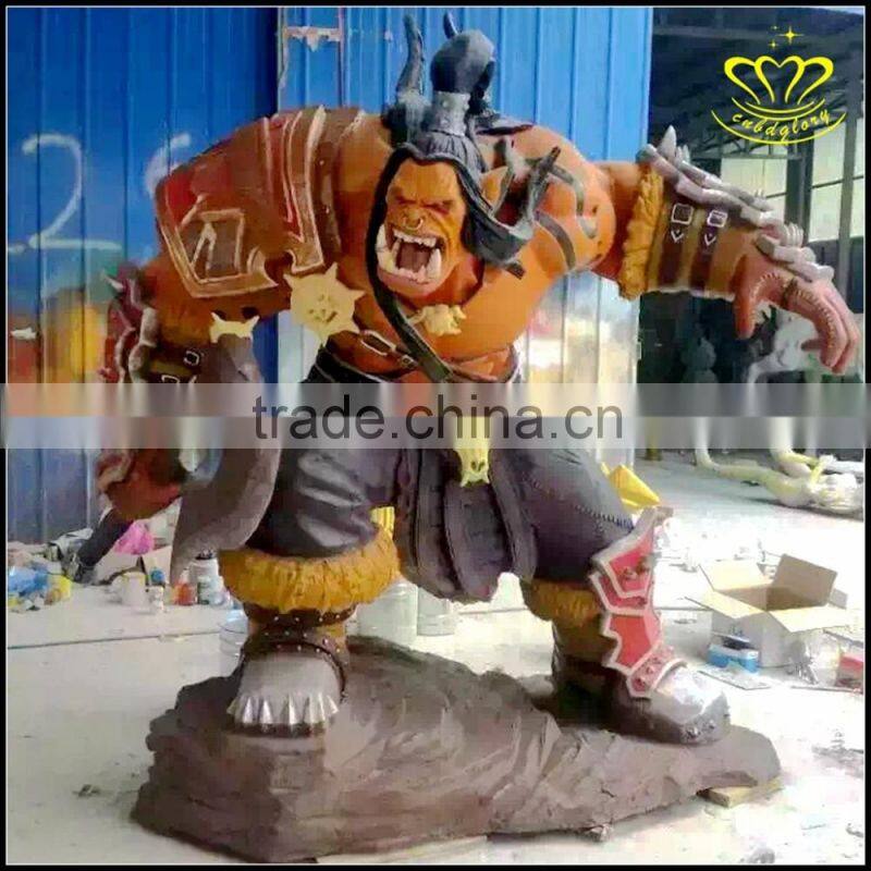 FRP movie characters spider man outdoor landscape decorative sculpture