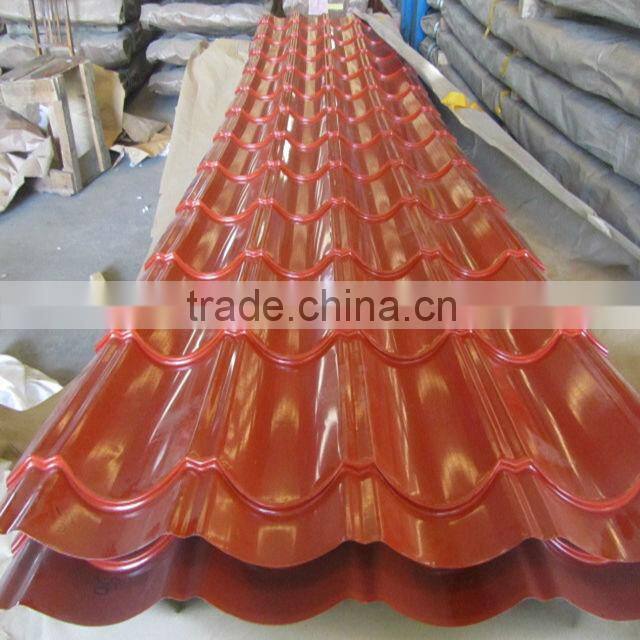PPGI GI Galvanized color coated ppgi corrugated sheet roofing steel sheet