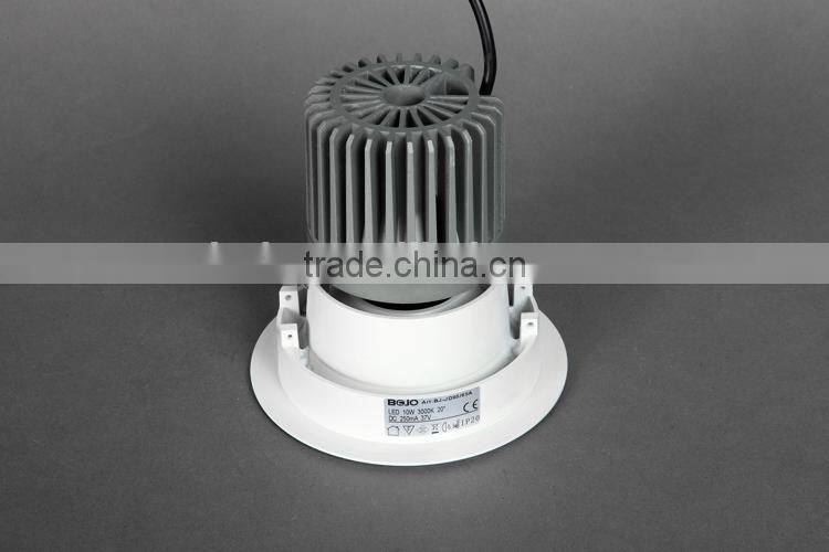 9w 10w wall washer LED COB downlight for hotel and shopping mall