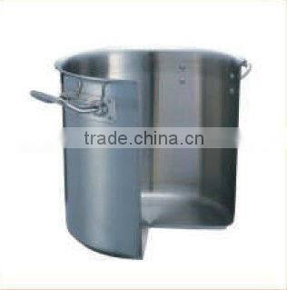 Stainless Durable thick bottom short cooking pot