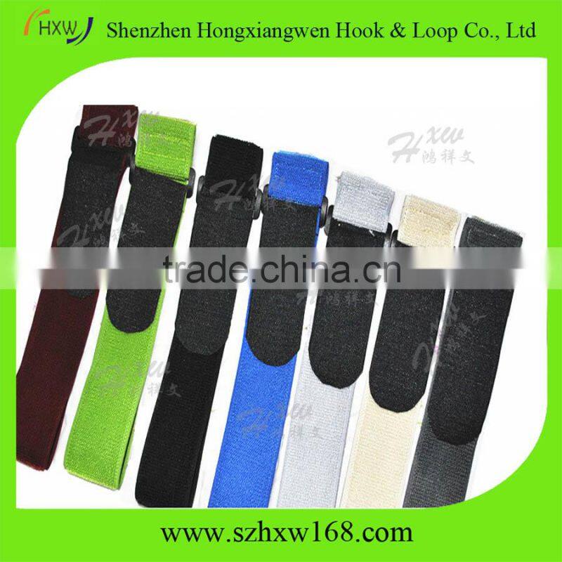 Shenzhen Good quality Adjustable sports exercise color elastic belt