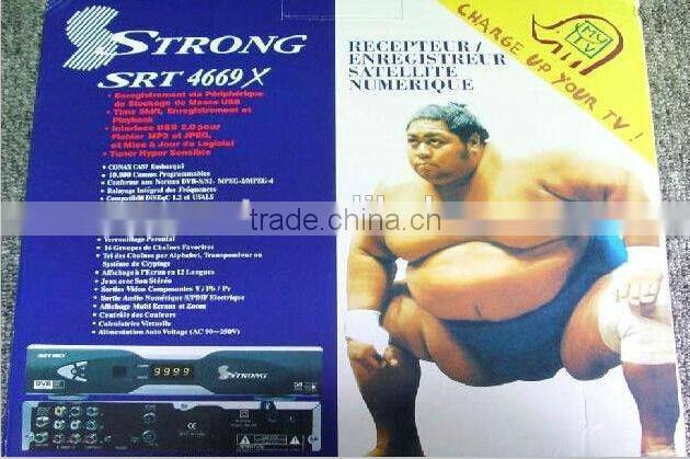 2014 hot selling factory strong mpeg4 satellite receiver srt 4669x